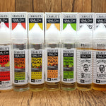 Sélection de E-liquides de la marque Charlie's Chalk Dust dont la gamme Pachamama, saveurs fruité et fruité frais.