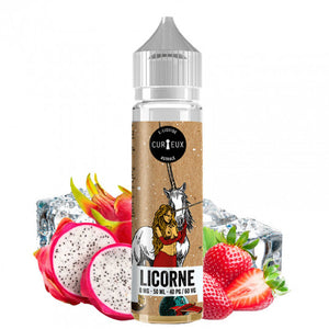 E-liquide Curieux - Edition Astrale - Licorne 50ml (Fraise, Fruit du dragon)