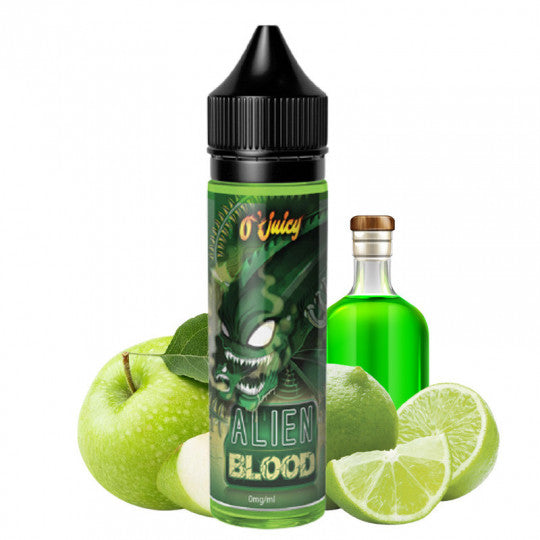 Alien Blood est un élixir à base d'absinthe réhaussé par la fraîcheur acidulée de la pomme verte et d'une touche subtile de lime. 