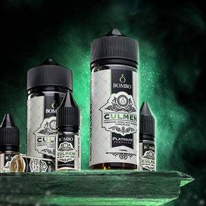 Bombo Platinum Tobaccos e-liquid - Culmen 100ml (Natural tobacco, Cocoa praline cream, Nuts, White chocolate)