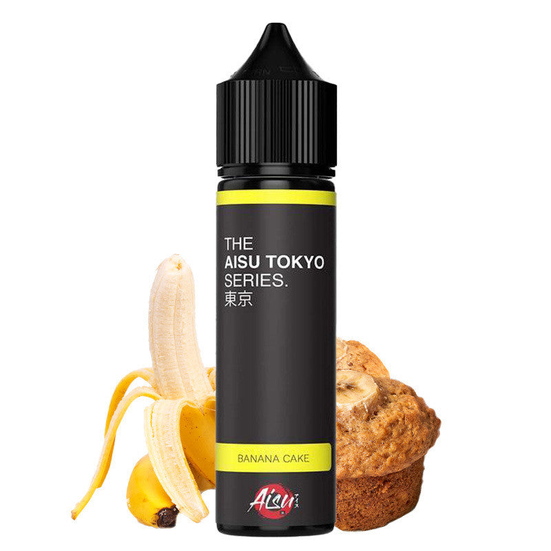 E-liquide Aisu - Banana Cake 50ml (Gâteau, Banane)