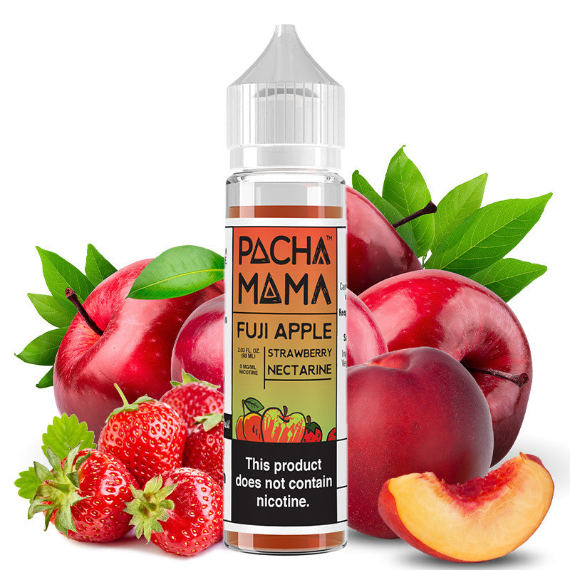 E-Liquid Charlie's Chalk Dust – Pachamama Fuji Apfel-Erdbeere 50 ml (Apfel, Erdbeere, Nektarine)