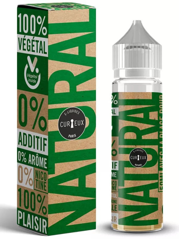 Un e-liquide 100% végétal, ne contenant rien d'autre que du végétol et de la glycérine végétale, pour vaper un produit le plus sain possible, sans arôme et sans additif.