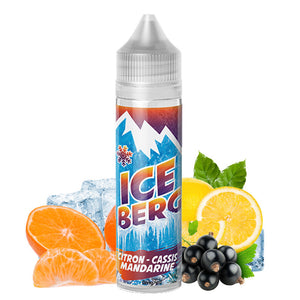 E-Liquid O'jlab Iceberg - Zitrone, schwarze Johannisbeere und Mandarine 50 ml (Zitrone, schwarze Johannisbeere, Mandarine, frisch, Eis)