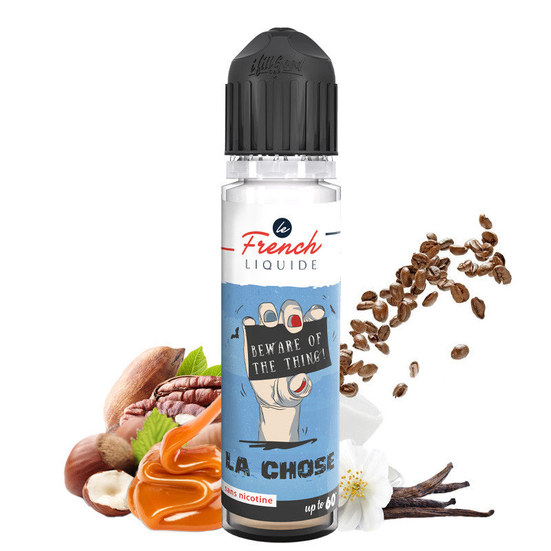 E-liquide Le french liquide - La chose 40ml (Caramel, Noisette, Café, Noix de pécan, Vanille )