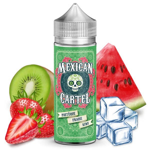 E-liquide Mexican Cartel - Pastèque, Fraise, Kiwi 100ml (Pastèque, Fraise, Kiwi, Frais, Ice)