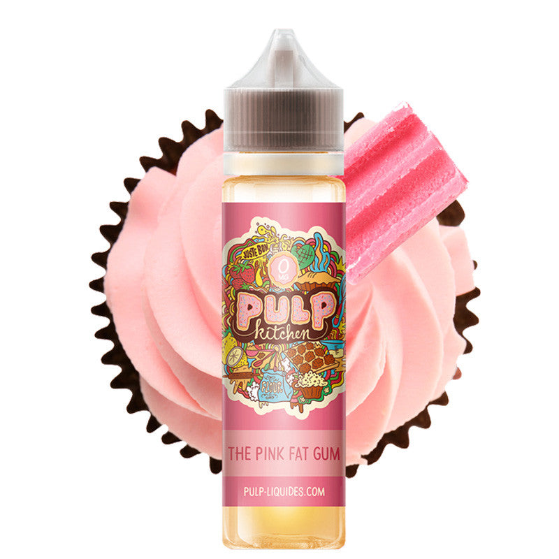 E-liquide Pulp kitchen by Pulp - The Pink Fat Gum 50ml (Chewing-gum)