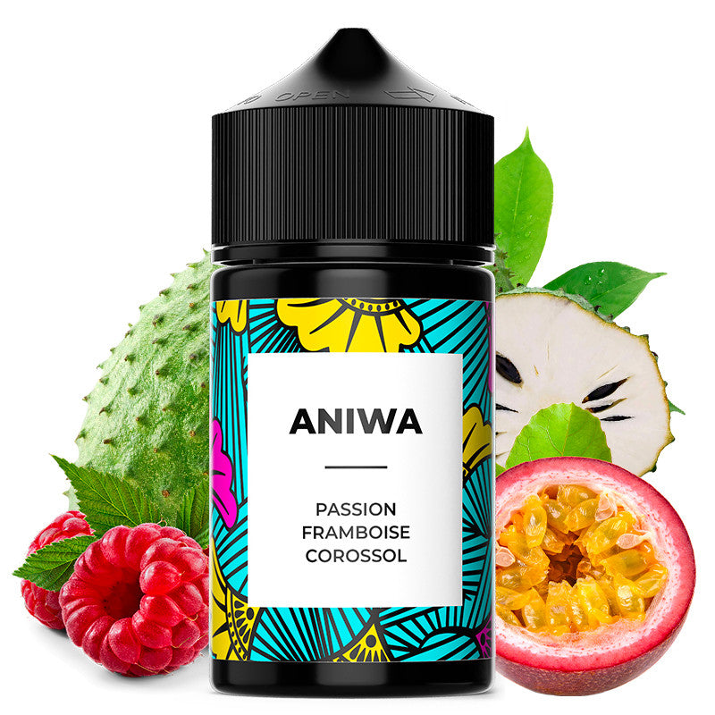 E-liquid Wax by Solana - Aniwa 50ml (Passion, Raspberry, Soursop)