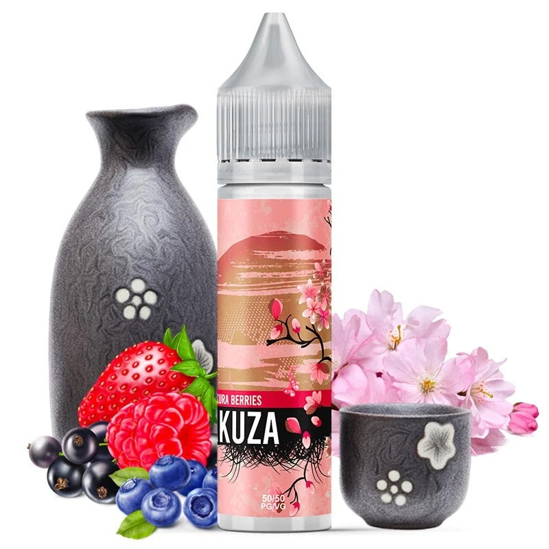E-liquide Yakuza - Sakura Berries 50ml (Saké, Fruits rouges, Fleur de cerisier, Frais, Ice)