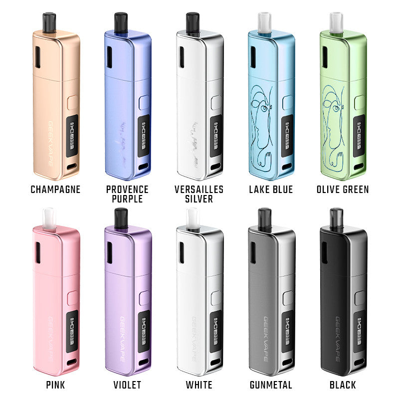 Le Kit Pod Soul de chez Geekvape vous propose un kit performant et élégant, équipé d'un port USB-C qui intègre une batterie de 1500 mAh !