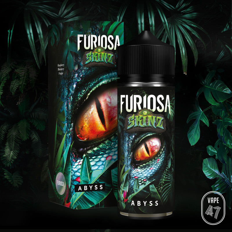 Découvrez ce fruité de la marque Furiosa Skinz&nbsp; !  Vape47 nous régale avec ce mélange sucré de framboises et de myrtilles avec une petite touche acidulée qui affine le rendu de saveur.