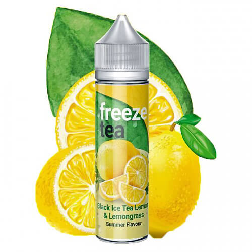 E-liquide Freeze Tea - Black Ice Tea Lemon & Lemongrass 50ml (Thé glacé, Citron, Citronnelle)