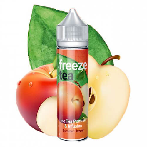 E-liquide Freeze Tea - Ice Tea Pomme & Infusion 50ml (Thé glacé, Pomme, Infusion)