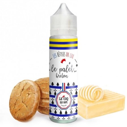 Le Coq Qui Vape - Le Palet Breton 50ml (Butter biscuit)