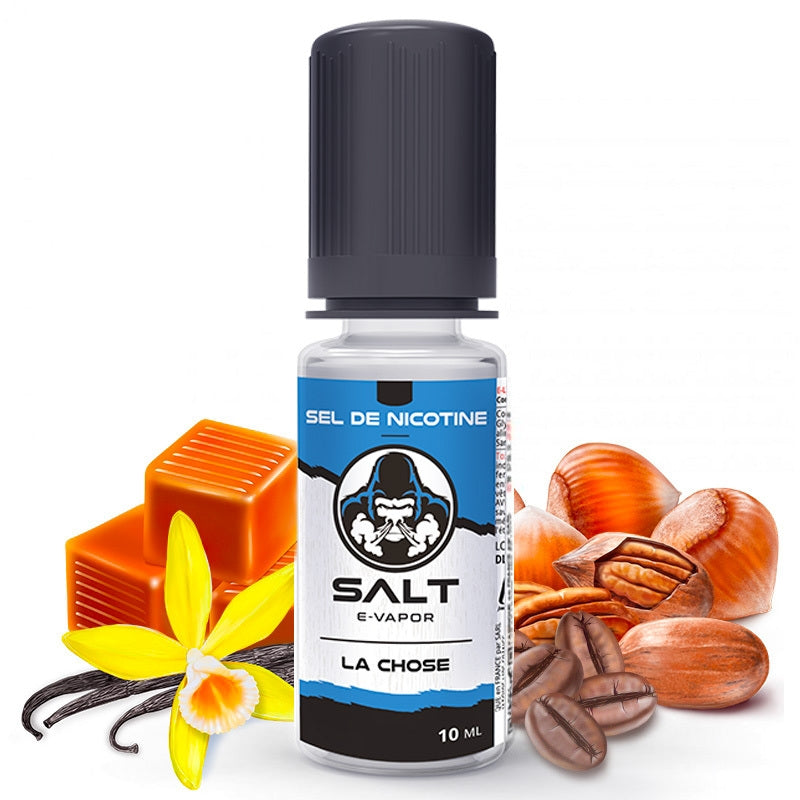 La Chose Salt E-Vapor ( Café, caramel, noisettes grillées, noix de pécan )