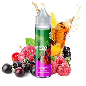 E-liquide Freeze Tea - Mix Cherry's Ice Tea 50ml (Thé glacé, Cerise, Fruits rouges)