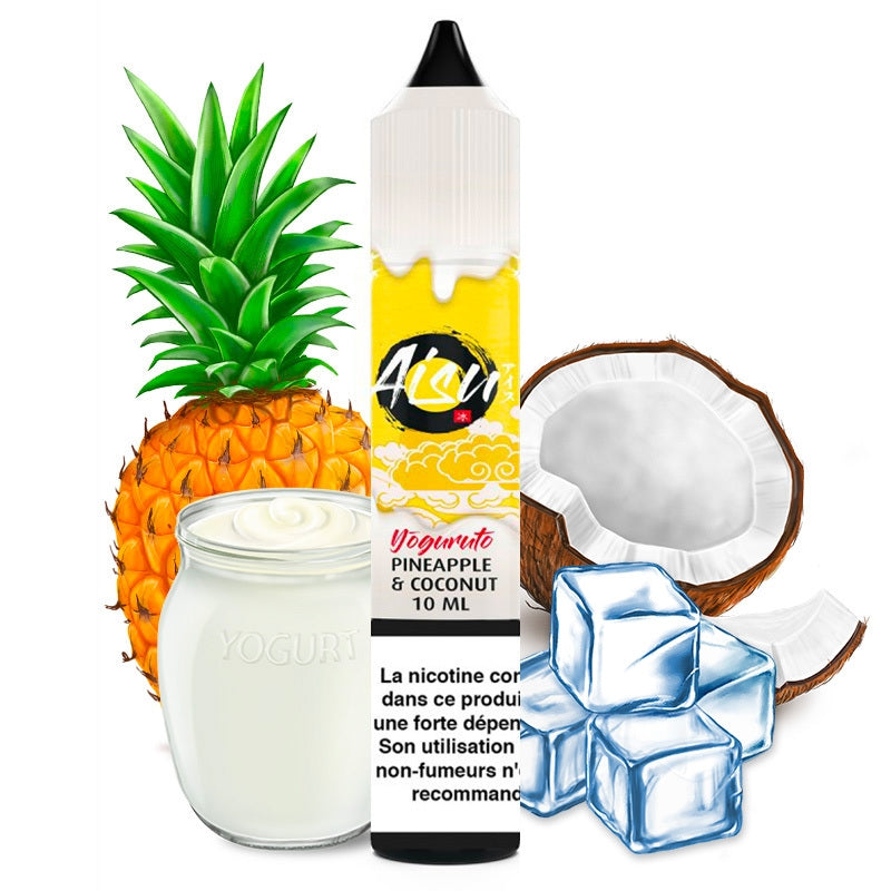 Pineapple &amp; Coconut 0% Sucralose Aisu nicotine salts (Pineapple, coconut, fresh milk)