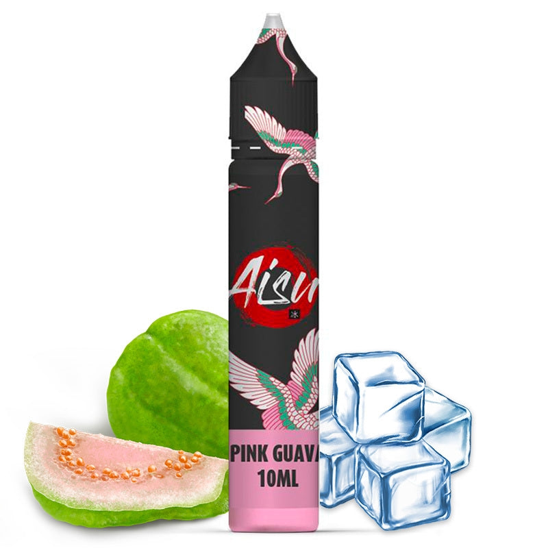 Rosa Guave 0 % Sucralose Nikotinsalze Aisu (saftige Guaven)
