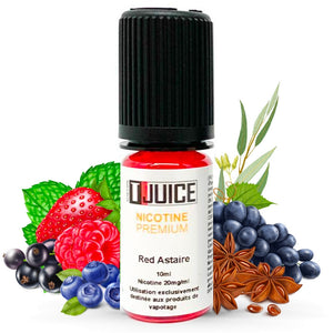 Red Astaire Nicotine Premium T-Juice ( Fruits rouges, raisin noir, eucalyptus, anis, menthe ICE )