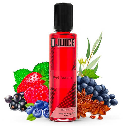 E-liquide T-Juice - Red Astaire 50ml (Fruits rouges, Raisin, Menthe)
