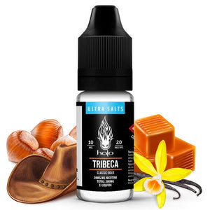 Tribeca Ultra Salts Halo (Tabac blond, vanille, caramel, fruits à coques)