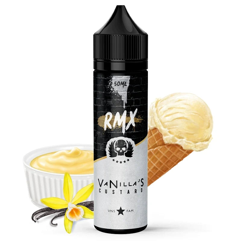 E-liquide VNS - Vanilla's RMX 50ml (Custard, Vanille, Glace)