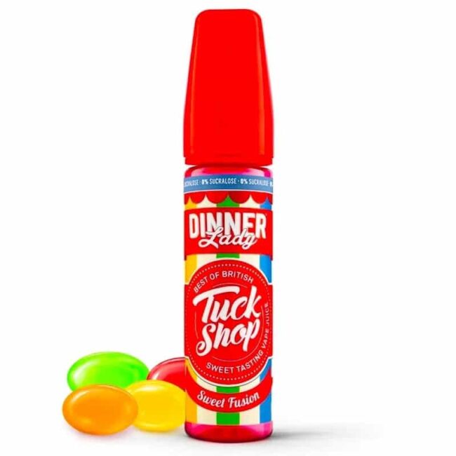 E-liquide Dinner Lady - Sweet Fusion 0% Sucralose 50ml (Bonbon, Fruits, Frais, Ice)