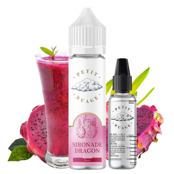 E-liquide Petit Nuage - Sironade Dragon 60ml (Sirop, Fruit du dragon, Frais, Ice)