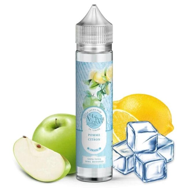 E-liquide Le Petit Verger - Pomme Citron longfill 50ml (Pomme, Citron, Frais, Ice)