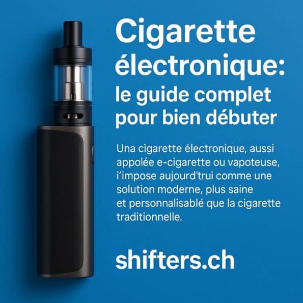 Cigarette électronique le guide complet pour bien débuter avec shifters.ch