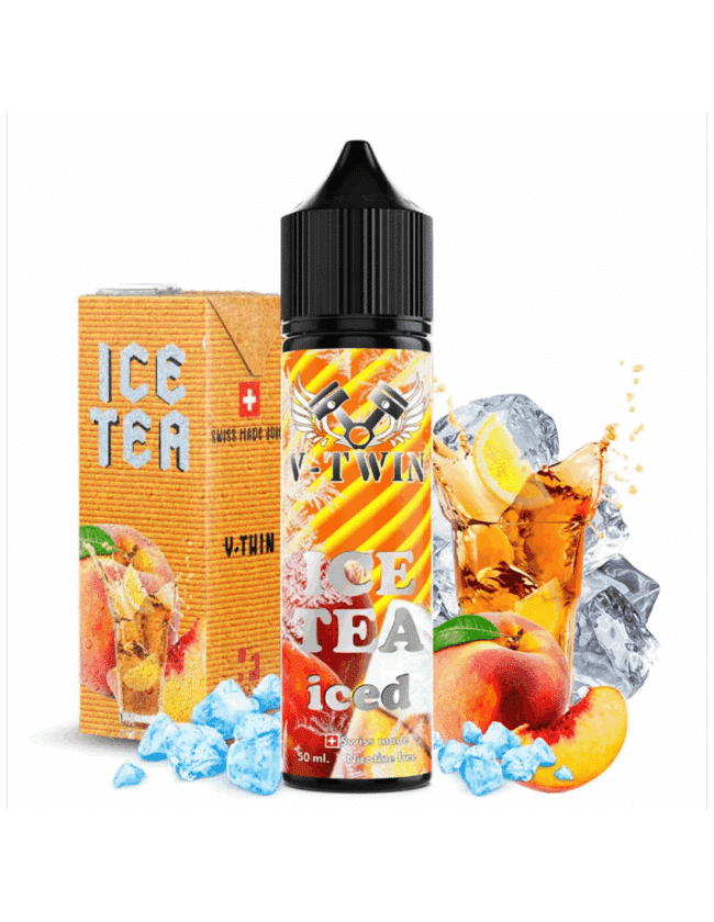 peach ice tea iced