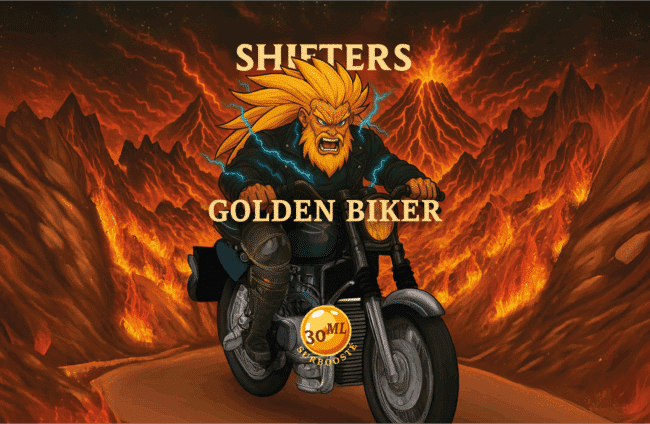 golden biker