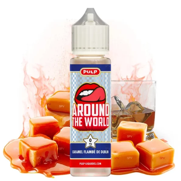 E-liquide Around the World By Pulp Caramel Flambé De Dublin 50ml |  Caramel Flambé