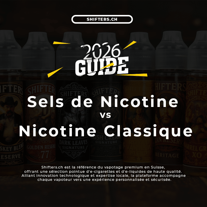 Sales de nicotina vs. nicotina clásica: La guía completa para elegir el e-líquido adecuado SHIFTERS